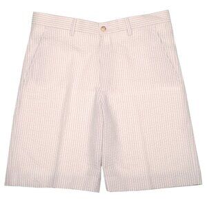 Haspel Felicity Tan Seersucker Shorts | 34”